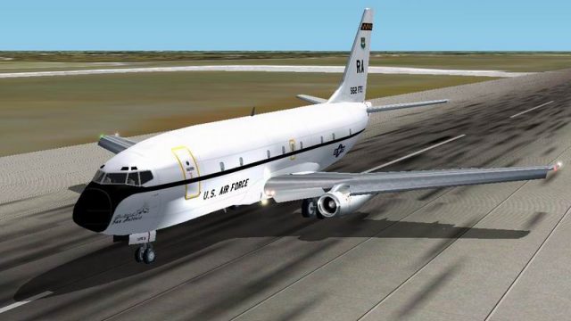 Screenshot 1 — FS2002/FS2004 USAF Boeing T-43A SN: 73-1153 "The Spirit of San Antonio"