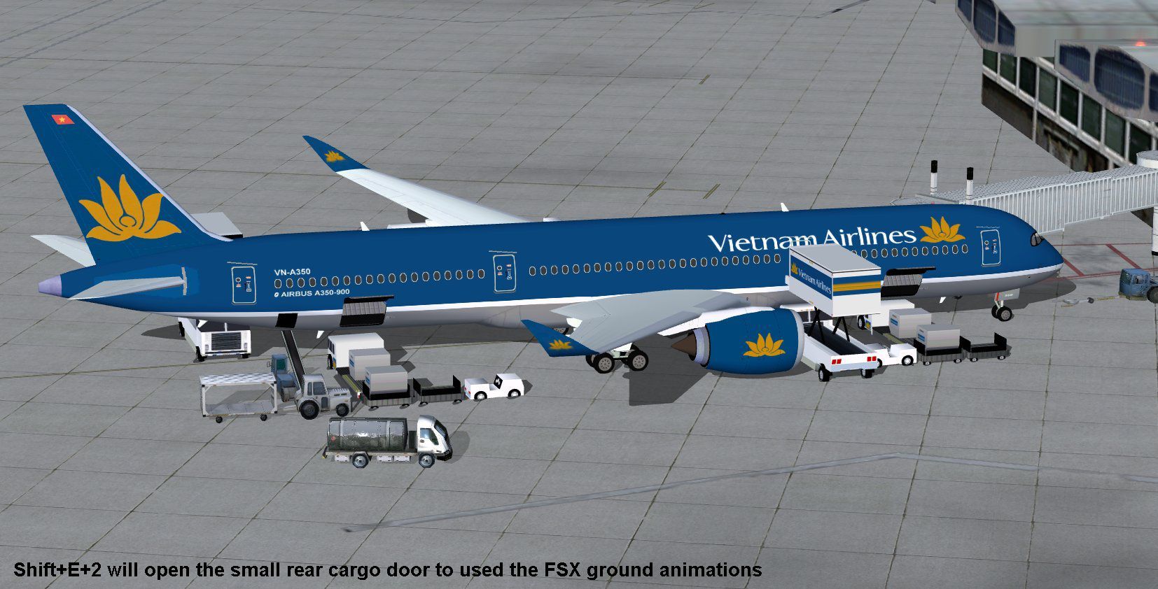 Vietnam Airlines Airbus A350-900 XWB V2 for FSX