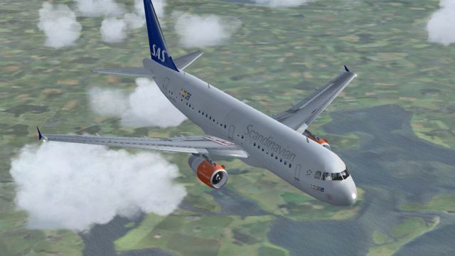 Screenshot 1 — SAS Airbus A319