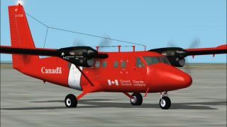 Screenshot 1 — Pro / FS2004 Project Globe Twotter DHC6-300. Canadian Coast Guard