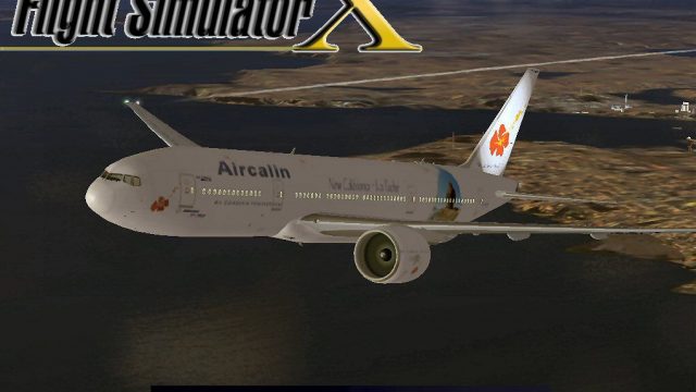 Screenshot 1 — Aircalin Boeing 777-200ER