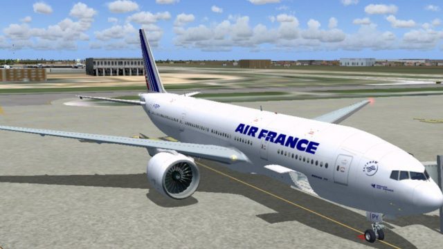 Screenshot 1 — Air France Boeing 777-200