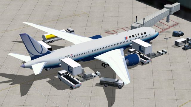Screenshot 1 — United Airlines Boeing 787-8