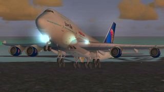 Screenshot 1 — Egypt Air Boeing 747-400