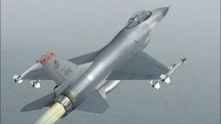 Screenshot 2 — FS 2002/2004 F-16 21st "Poker Cards" Fighter Squadron