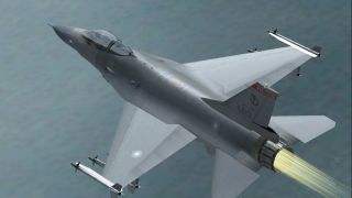 Screenshot 3 — FS 2002/2004 F-16 21st "Poker Cards" Fighter Squadron