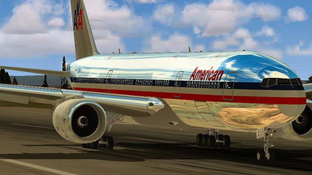 Screenshot 1 — American Airlines Boeing 777-200ER