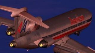 Screenshot 2 — Boeing 727 Engine Glow Effect