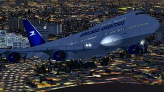 Screenshot 1 — Aerolineas Argentinas Boeing 747-400 NC
