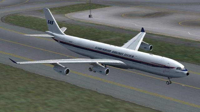 Screenshot 1 — SAS Airbus A330 And A340 Package