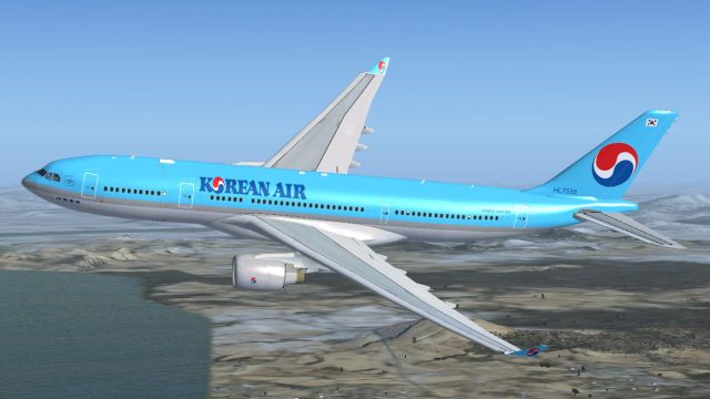Screenshot 1 — Korean Airlines Airbus A330-223