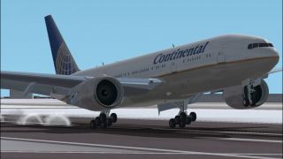 Screenshot 3 — Continental Airlines Boeing 777-200ER