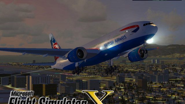 Screenshot 1 — British Airways Boeing 777-200ER