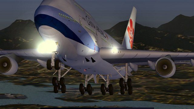 Screenshot 1 — China Airlines Boeing 747-400 3D Lights
