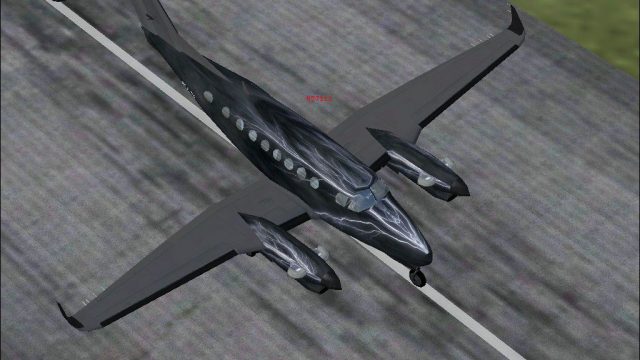 Screenshot 1 — Beechcraft King Air 350 ThunderKing Textures