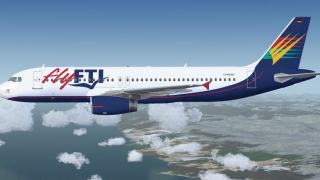Screenshot 1 — flyFTI Airbus A320-231