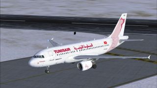 Screenshot 1 — Tunis Air Airbus A319-114
