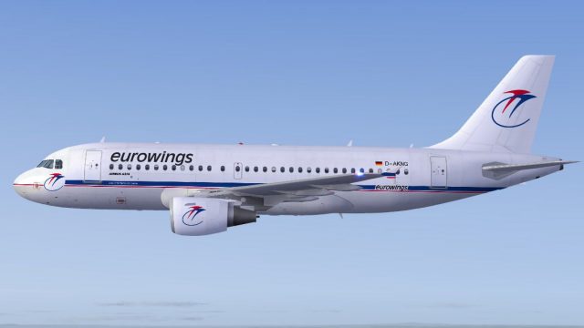 ユーロウイングス航空 Aviationtag A319-100 ユーロウイングス航空 Aviationtag A319-100 ユーロウイングス