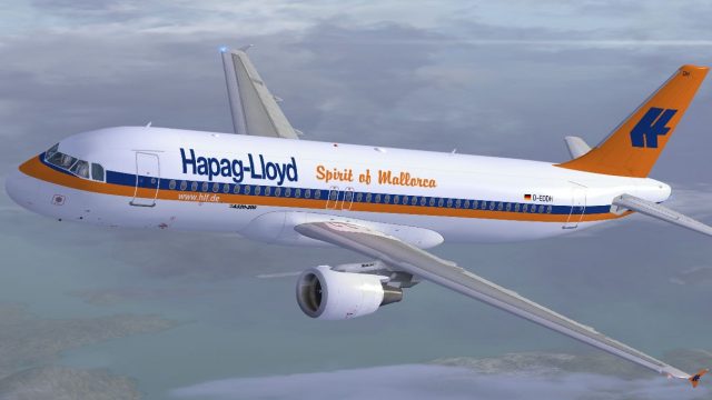 Screenshot 1 — Hapag Lloyd Airbus A320-200