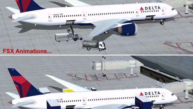 Screenshot 1 — Delta Airlines Boeing 787-8
