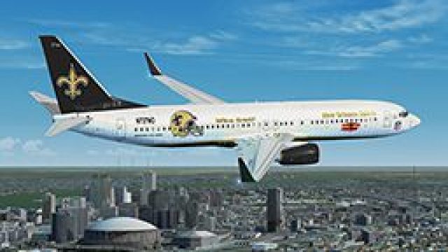 Screenshot 1 — New Orleans Saints Boeing 737-800