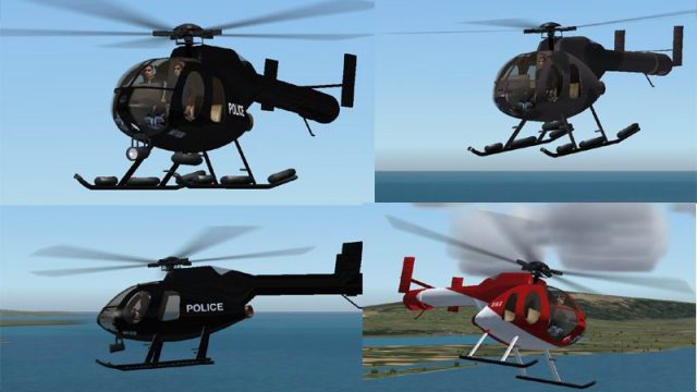 Screenshot 1 — Gmax MD Helicopters MD520N helicopter Package