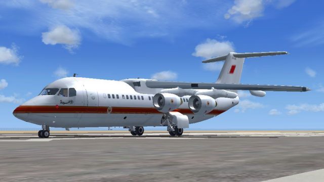 Screenshot 1 — Royal Bahraini Air Force VIP BAe Avro RJ100