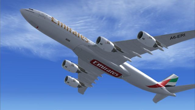 Screenshot 1 — Emirates Airlines Airbus A340-451