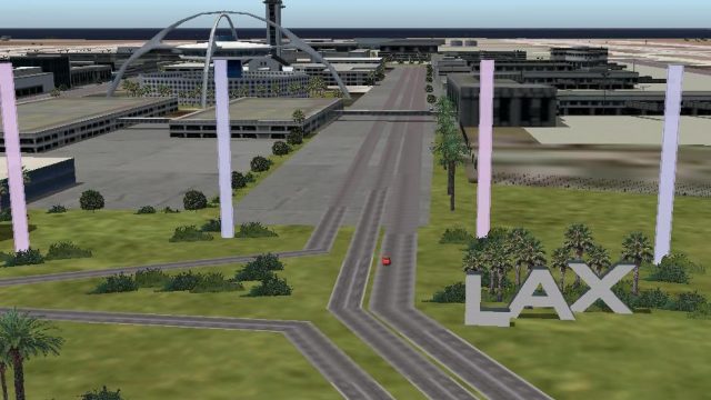 Screenshot 1 — FS2004, Los Angeles International Airport..KLAX