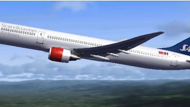 Screenshot 1 — SAS Boeing 787-800