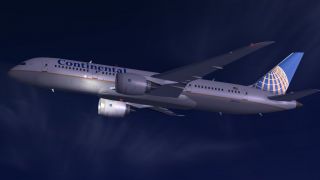 Screenshot 2 — Continental Boeing 787-8