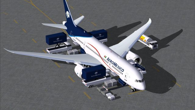 Screenshot 1 — AeroMexico Boeing 787-8 V2