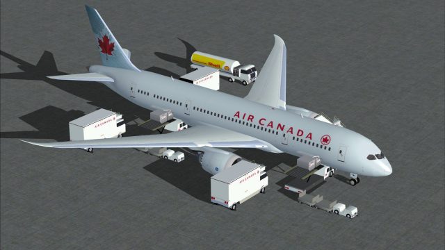 Screenshot 1 — Air Canada Boeing 787-8