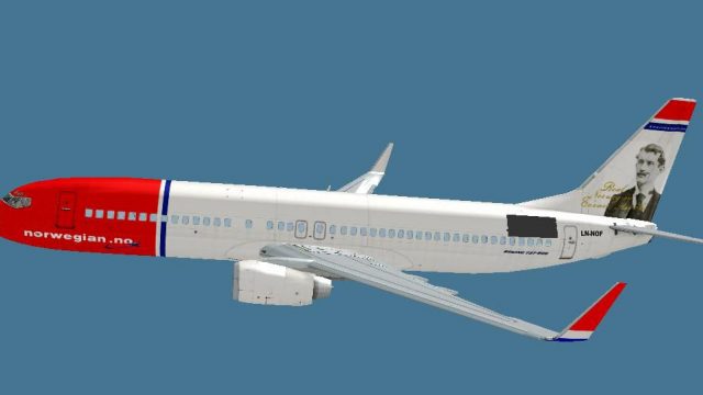 Screenshot 1 — Norwegian Boeing 737-800
