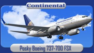 Screenshot 1 — Continental Airlines Boeing 737-700