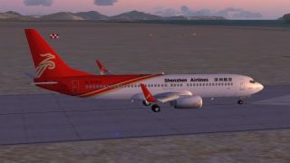 Screenshot 1 — Shenzhen Airlines Boeing 737-800