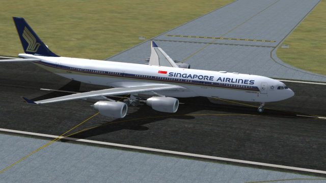Screenshot 1 — Singapore Airlines Airbus A340-541