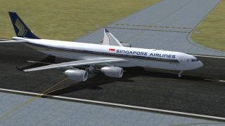 Screenshot 1 — Singapore Airlines Airbus A340-541