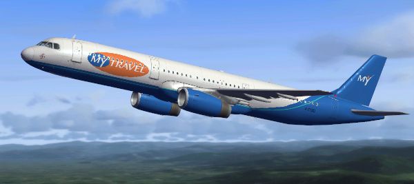 My Travel Airways Airbus A321 G-EFPA Premier Portfolio Pushfit Model  SM321-68 
