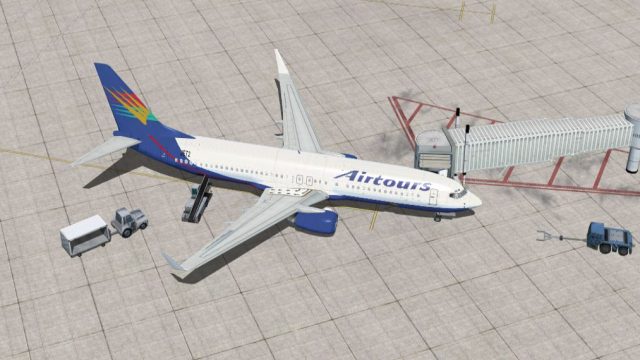 Screenshot 1 — Airtours International Boeing 737-800