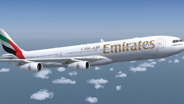 Screenshot 1 — Emirates Airlines Airbus A340-313X