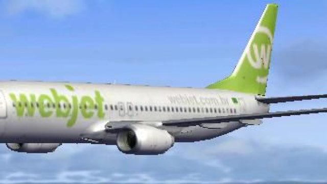 Screenshot 1 — Webjet Boeing 737-800