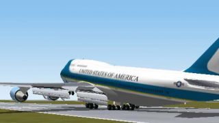 Screenshot 1 — FS2000 Project Opensky BOEING 747-400 Air Force One