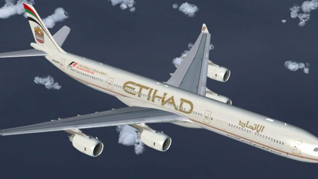 Screenshot 1 — Etihad Airways Airbus A340-642X