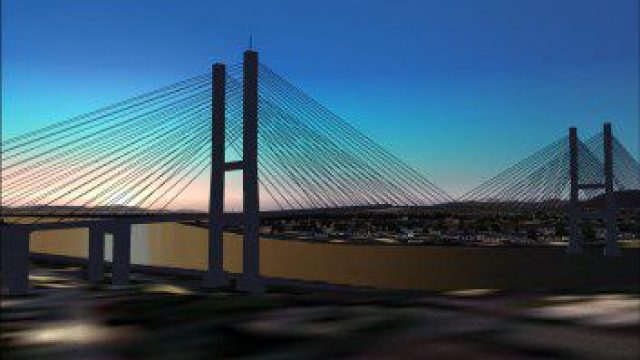 Screenshot 1 — scenery --Alex Fraser Bridge, Vancouver