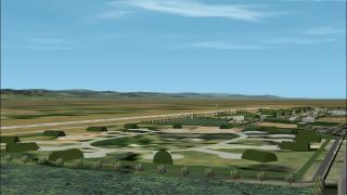 Screenshot 4 — FS2004/2 scenery. Colmar-Meyenheim Military Airbase (LFSC)
