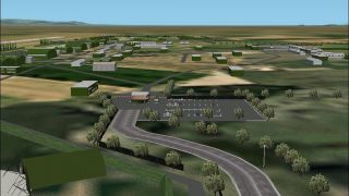 Screenshot 3 — FS2004/2 scenery. Colmar-Meyenheim Military Airbase (LFSC)
