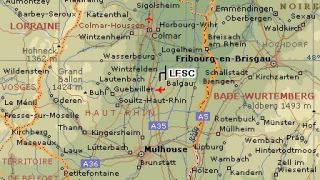 Screenshot 6 — FS2004/2 scenery. Colmar-Meyenheim Military Airbase (LFSC)