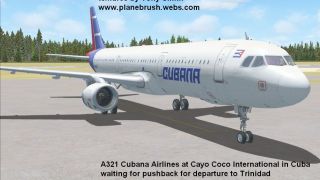 Screenshot 1 — Cubana Airlines Airbus A321