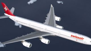 Screenshot 1 — Swissair Airbus A340-600